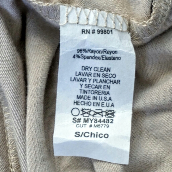 My Story light tan dress - Picture 6 of 6